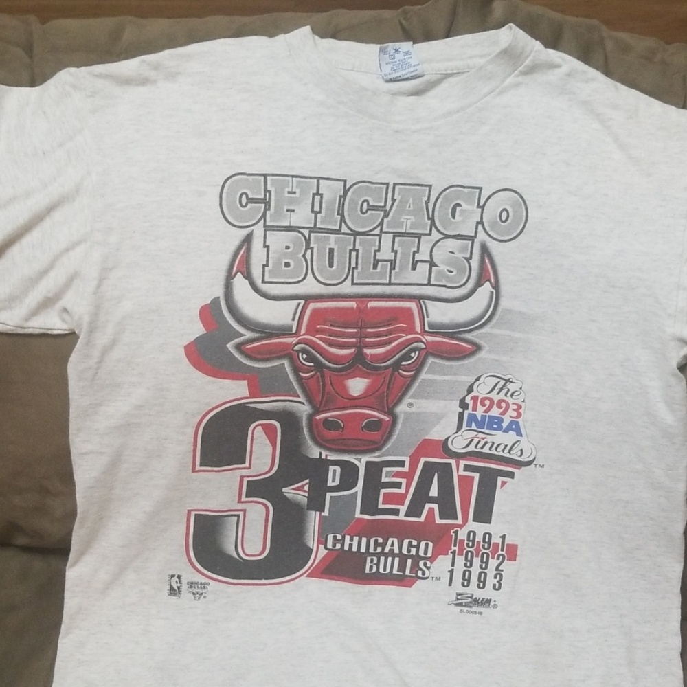 Chicago Bulls Vintage One-Stitch 1993 Champs Tee